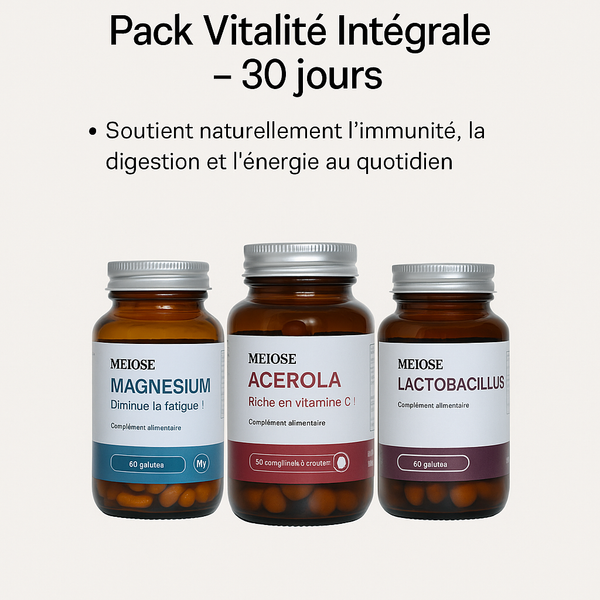 Pack Vitalité Intégrale  30 jours  MEIOSE